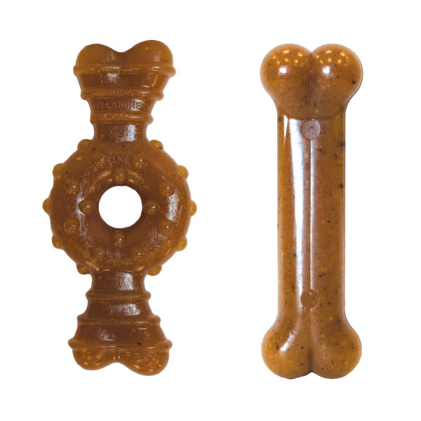 Nylabone Just for Puppies Teething Chew Ring Bone Flavor Medley  Chicken, 1ea/XS/Petite  Up To 15 Lbs. 2 ct