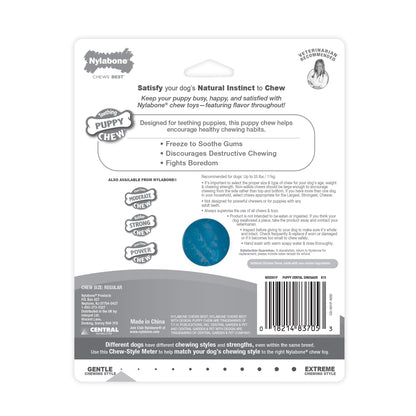 Nylabone Puppy Dental Dinosaur Chew Toy for Teething Puppies Chicken, 1ea/SMall/Regular  Up To 25 Ibs. 1 ct