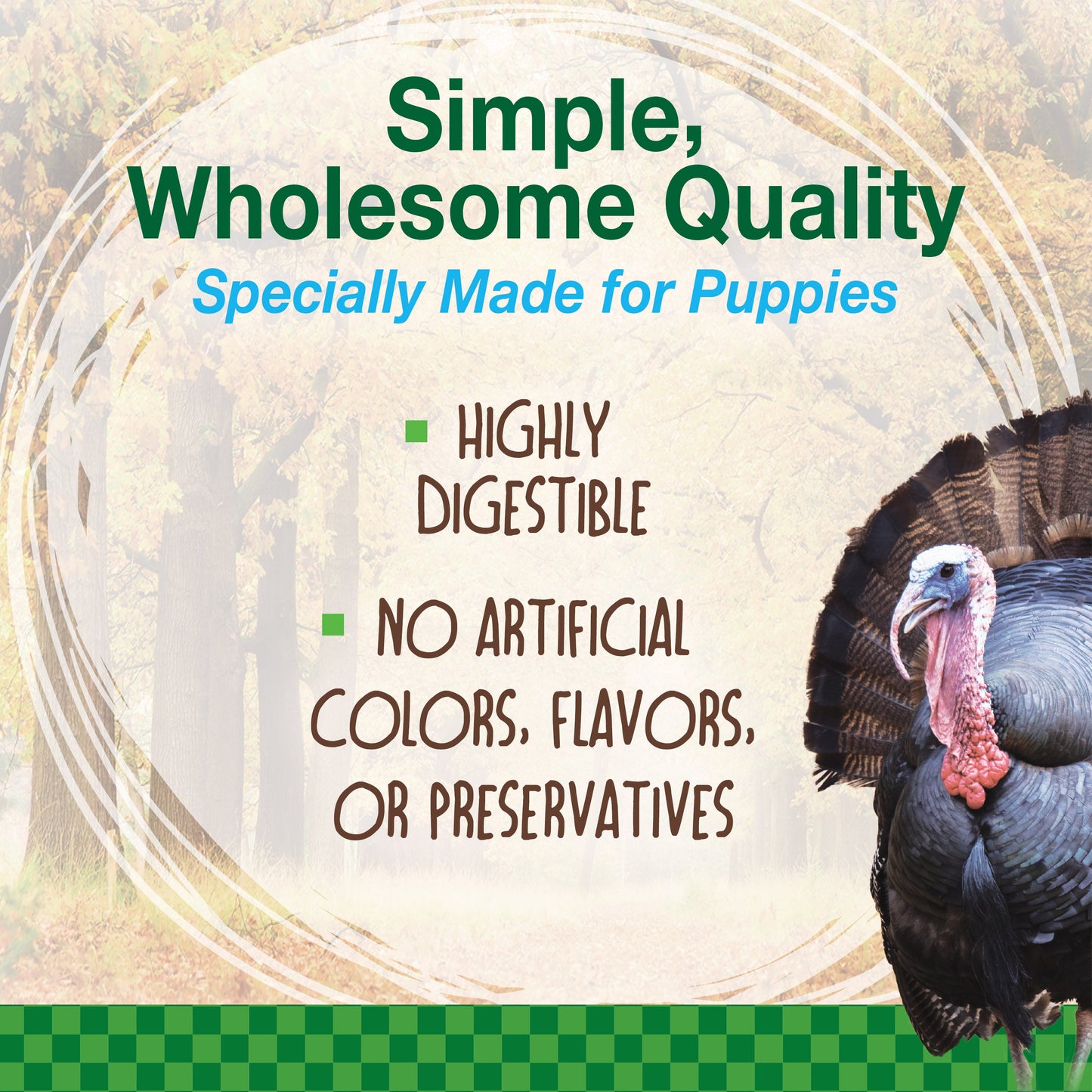 Nylabone Healthy Edibles WILD AllNatural Long Lasting Puppy Chew Treats Turkey, 1ea/SMall/Regular  Up To 25 Ibs. 4 ct