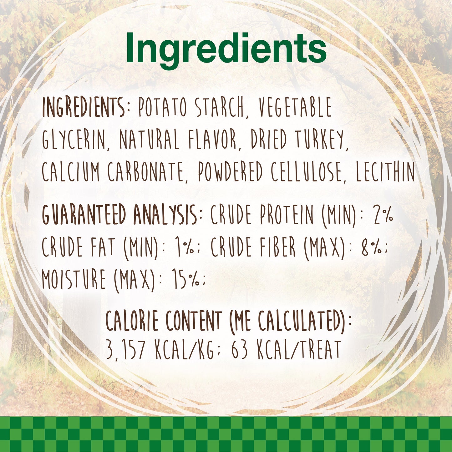 Nylabone Healthy Edibles WILD AllNatural Long Lasting Puppy Chew Treats Turkey, 1ea/SMall/Regular  Up To 25 Ibs. 4 ct