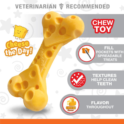 Nylabone Power Chew Cheese Dog Toy Cheese, 1ea/XL/Souper  50 Lbs. 1 ct