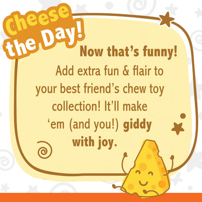 Nylabone Power Chew Cheese Dog Toy Cheese, 1ea/XL/Souper  50 Lbs. 1 ct