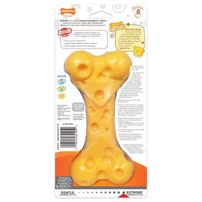 Nylabone Power Chew Cheese Dog Toy Cheese, 1ea/XL/Souper  50 Lbs. 1 ct