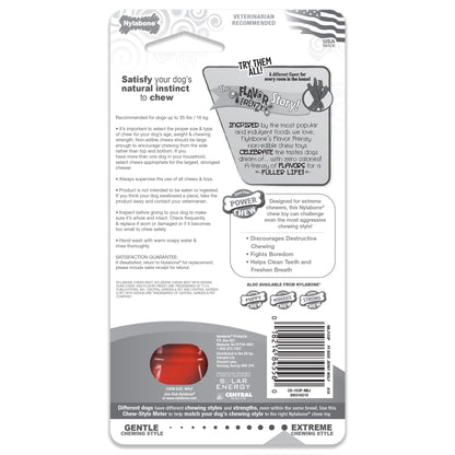 Nylabone Flavor Frenzy Power Chew Durable Dog Chew Toy Beef Jerky, 1ea/Medium/Wolf  Up To 35 Lbs. 1 ct