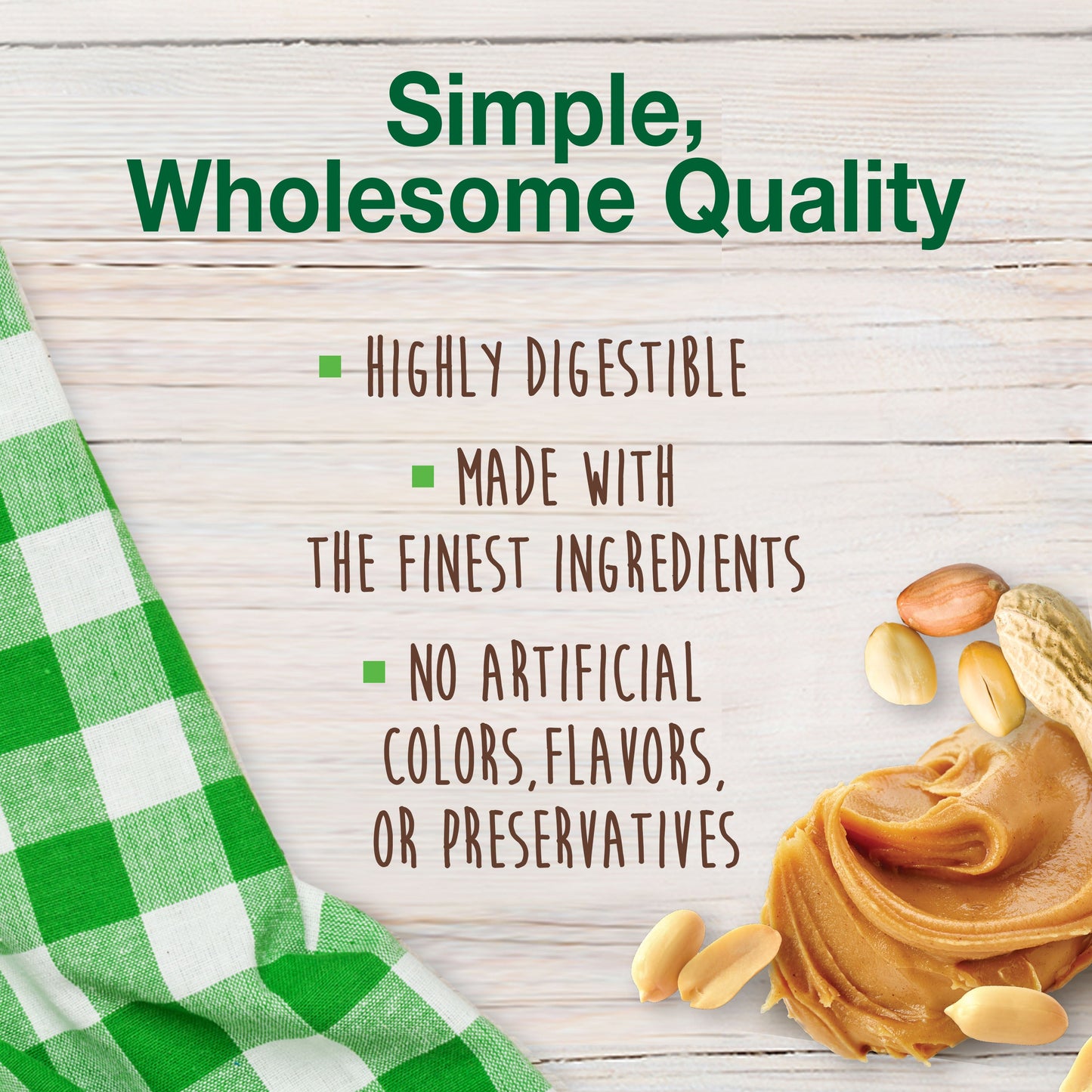 Nylabone Healthy Edibles AllNatural Long Lasting Chew Treats 1 Count, Peanut Butter, 1ea/XL/Souper  50 Lbs. 1 ct