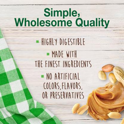 Nylabone Healthy Edibles AllNatural Long Lasting Chew Treats 1 Count, Peanut Butter, 1ea/XL/Souper  50 Lbs. 1 ct