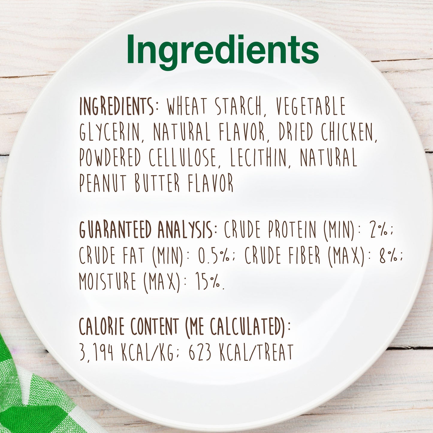 Nylabone Healthy Edibles AllNatural Long Lasting Chew Treats 1 Count, Peanut Butter, 1ea/XL/Souper  50 Lbs. 1 ct