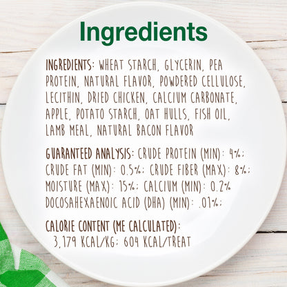 Nylabone Healthy Edibles AllNatural Long Lasting Puppy Chew Treats Lamb  Apple, 1ea/XL/Souper  50 Lbs. 1 ct