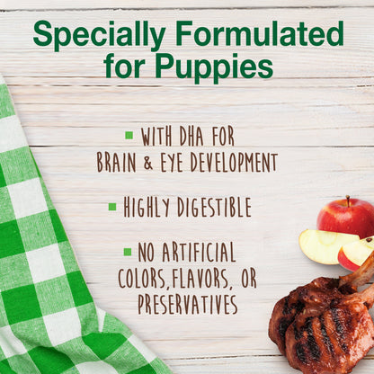 Nylabone Healthy Edibles AllNatural Long Lasting Puppy Chew Treats Lamb  Apple, 1ea/XL/Souper  50 Lbs. 1 ct