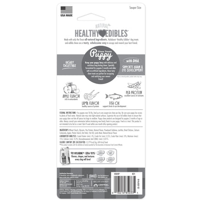 Nylabone Healthy Edibles AllNatural Long Lasting Puppy Chew Treats Lamb  Apple, 1ea/XL/Souper  50 Lbs. 1 ct