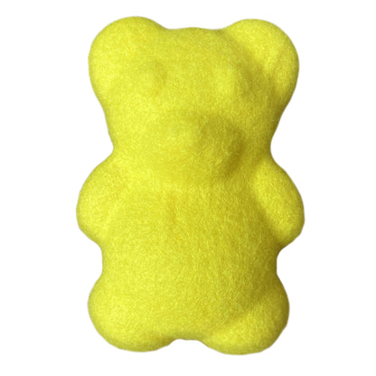 Nylabone Power Play Tennis Teddy Gripz Bear Dog Toy 1ea/Medium/Wolf  Up To 35 Lbs. 1 ct