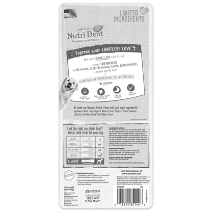 Nylabone Nutri Dent Filet Mignon Dog Dental Chews Filet Mignon, 1ea/XL/Souper  50 Lbs. 1 ct