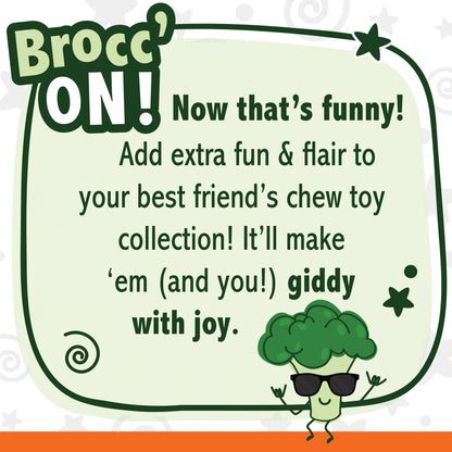 Nylabone Power Chew Broccoli Dog Toy Bacon  Cheese, 1ea/Large/Giant  Up To 50 Lbs. 1 ct