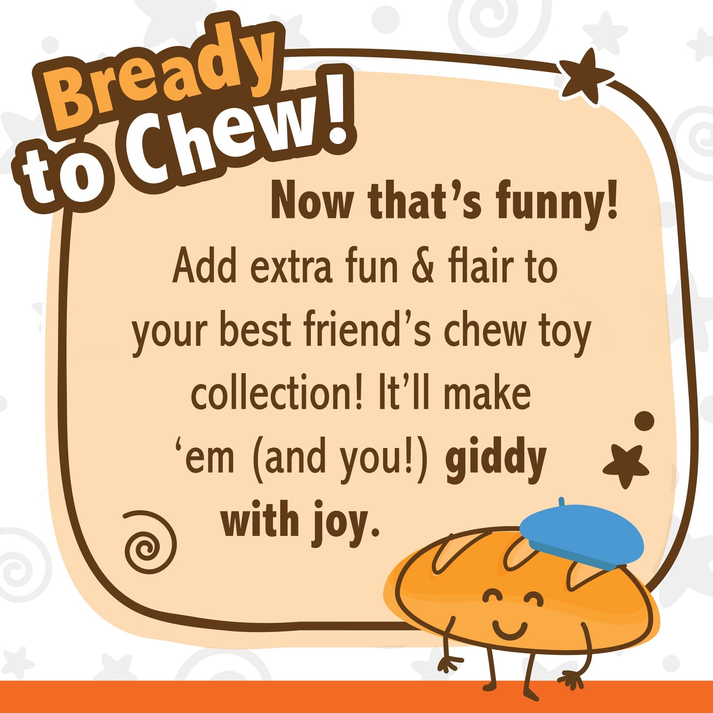 Nylabone Power Chew Baguette Dog Toy Roast Chicken, 1ea/Large/Giant  Up To 50 Lbs. 1 ct