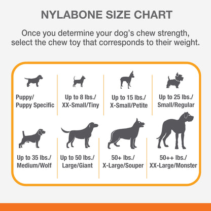 Nylabone Power Chew Original Wishbone Dog Toy Adult Dog Original, Original, 1ea/Medium/Wolf  Up To 35 Lbs. 1 ct