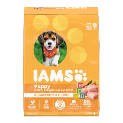 IAMS Smart Puppy Dry Dog Food Real Chicken 15lb