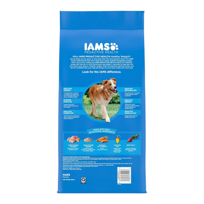 IAMS Healthy Weight Adult Dry Dog Food Chicken 7lb