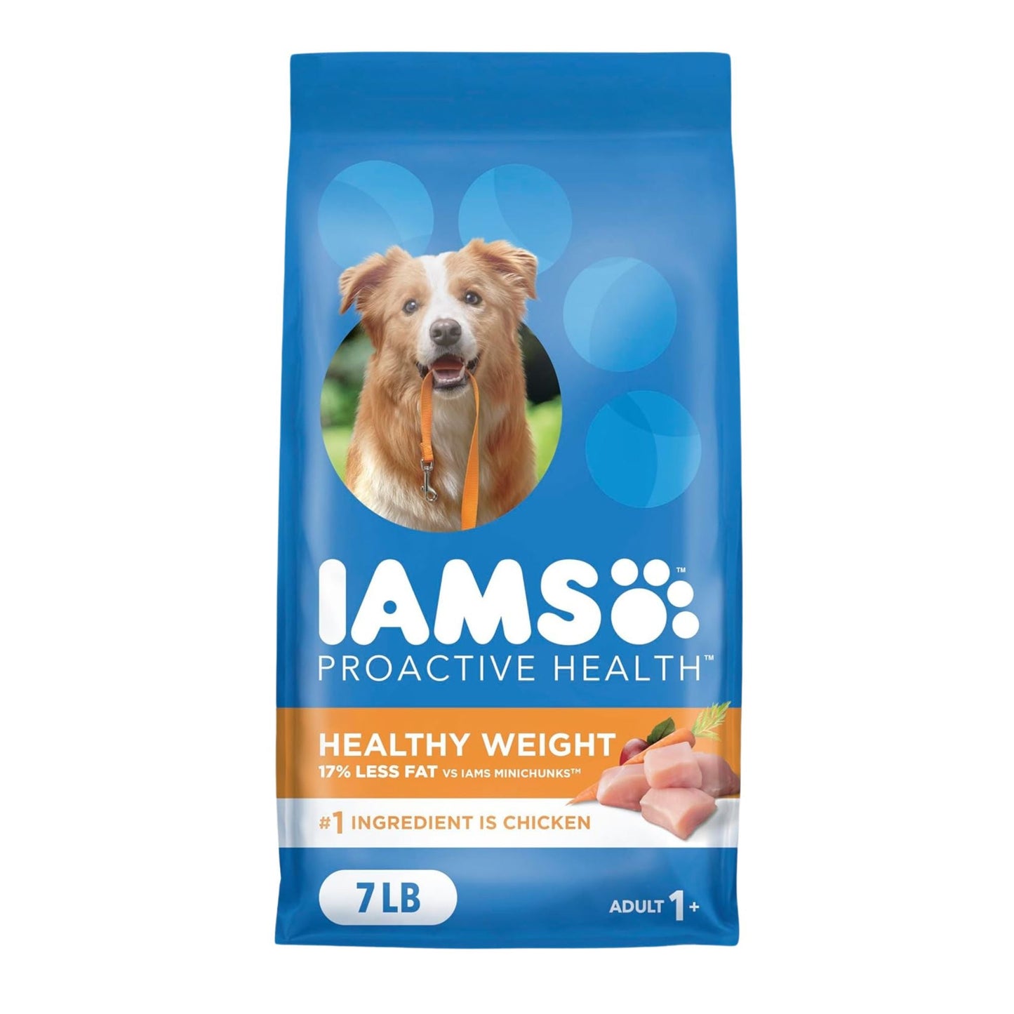 IAMS Healthy Weight Adult Dry Dog Food Chicken 7lb