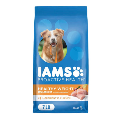 IAMS Healthy Weight Adult Dry Dog Food Chicken 7lb