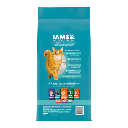 IAMS Proactive Health Weight Control & Hairball Care Indoor Adult Dry Cat Food Chicken & Turkey 7lb