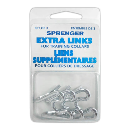 Herm. Sprenger Extra Links for Dog Prong Collar Medium Chrome 1ea/3.00 mm, 3 pk