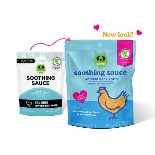 Stashios Soothing Sauce Bulk Calming Chicken 3oz. 3 packs
