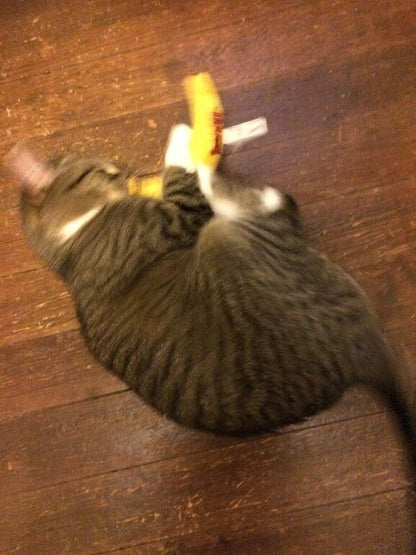 Yeowww Banana Catnip Cat Toy Yellow, 7 in