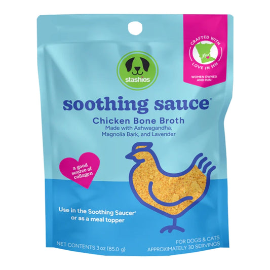 Stashios Soothing Sauce Bulk Calming Chicken 3oz. 3 packs