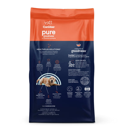 CANIDAE PURE Goodness Grain-Free LID Dry Puppy Food Real Salmon & Sweet Potato 22lb