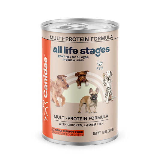 CANIDAE All Life Stages Multi-Protein Canned Dog Food Chicken, Lamb & Fish 13oz. (Case of 12)