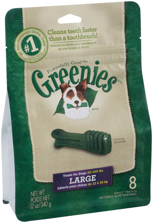 Greenies Dog Dental Treats Large, Original, 1ea/12 oz, 8 ct
