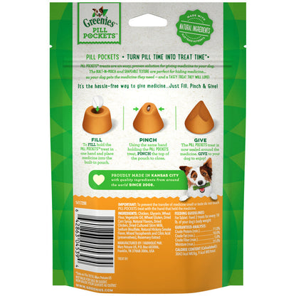 Greenies Pill Pockets for Tablets Chicken, 1ea/30 ct, 3.2 oz