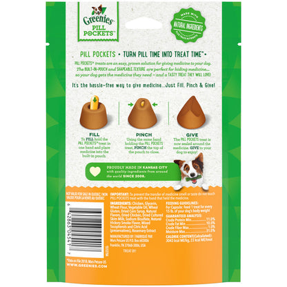 Greenies Pill Pockets for Capsules Chicken, 1ea/30 ct, 7.9 oz