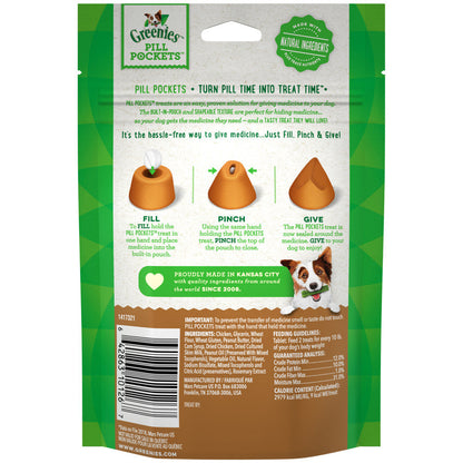 Greenies Pill Pockets for Tablets Peanut Butter, 1ea/30 ct, 3.2 oz