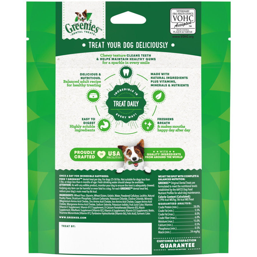 Greenies Dog Dental Treats Regular, Original, 1ea/6 oz, 6 ct