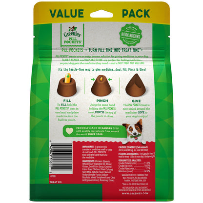 Greenies Pill Pockets for Capsules Hickory Smoke, 1ea/60 ct, 15.8 oz