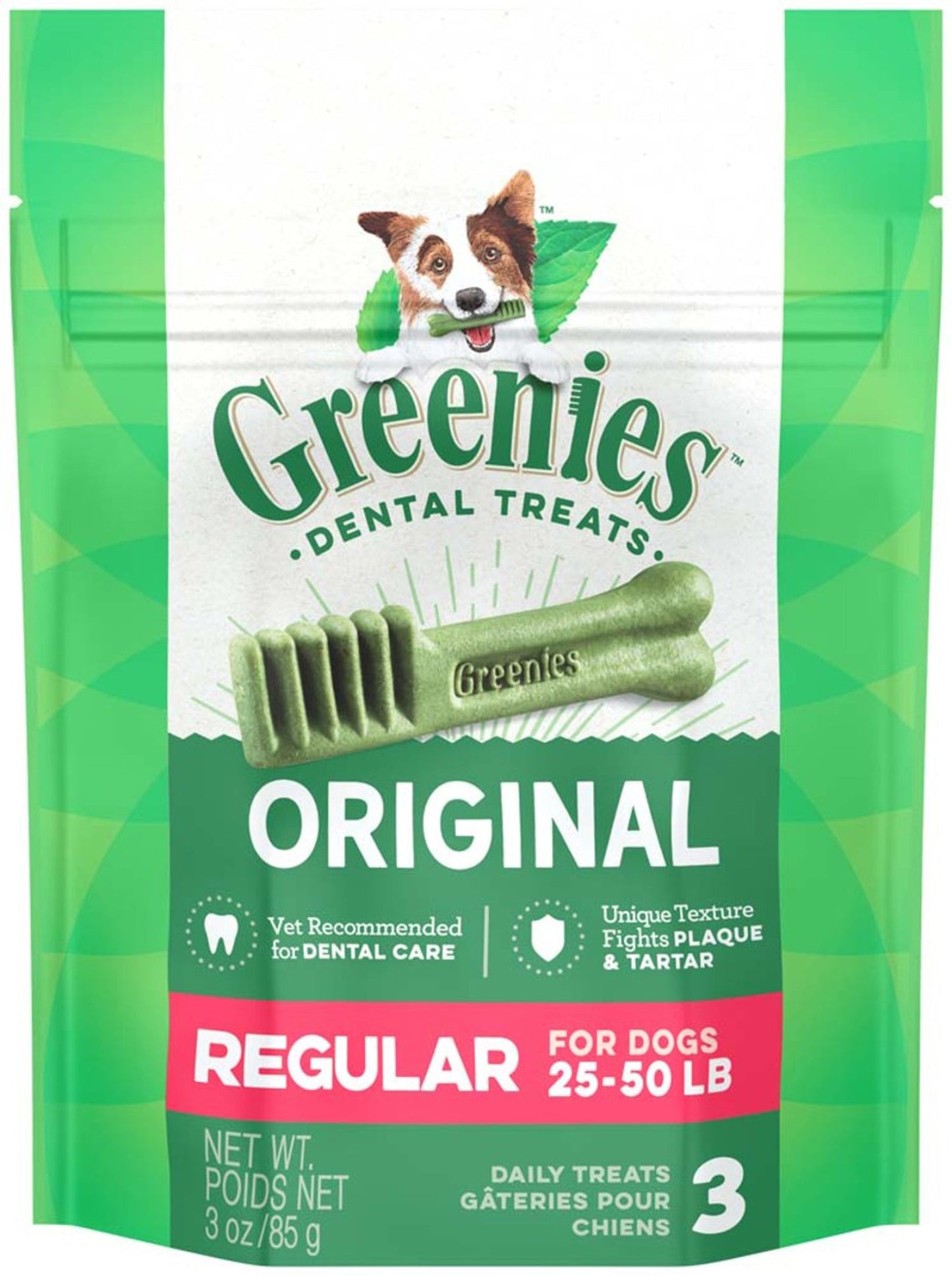 Greenies Dog Dental Treats Petite, Original, 1ea/3 oz, 5 ct