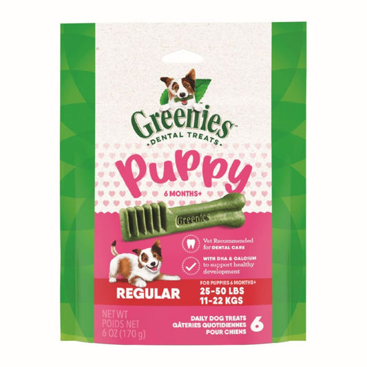 Greenies Puppy 6 Months Dog Dental Treats Regular, 1ea/6 oz