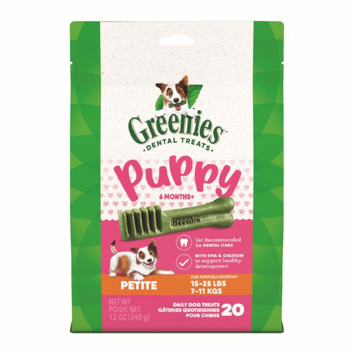 Greenies Puppy 6 Months Dog Dental Treats Teenie, 1ea/6 oz