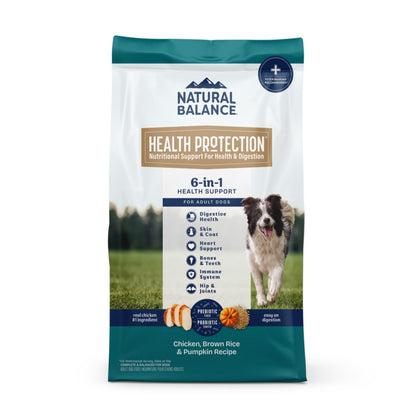 Natural Balance Pet Foods Health Protection Dry Dog Food Chicken, Rice & Pumpkin 4lb