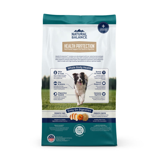 Natural Balance Pet Foods Health Protection Dry Dog Food Chicken, Rice & Pumpkin 4lb