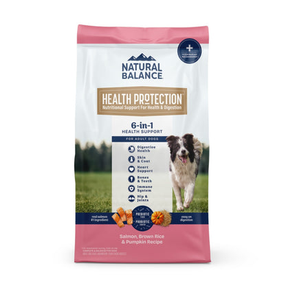 Natural Balance Pet Foods Health Protection Dry Dog Food Salmon, Brown Rice & Pumpkin 4lb