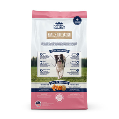 Natural Balance Pet Foods Health Protection Dry Dog Food Salmon, Brown Rice & Pumpkin 22lb