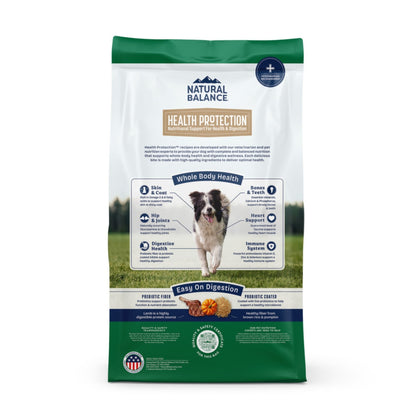 Natural Balance Pet Foods Health Protection Dry Dog Food Lamb, Rice & Pumpkin 4lb