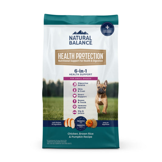 Natural Balance Pet Foods Health Protection Small Breed Dry Dog Food Chicken, Rice & Pumpkin 4lb