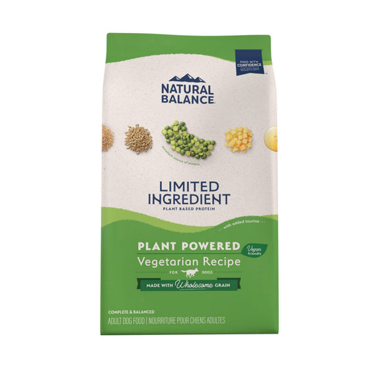 Natural Balance Pet Foods Limited Ingredient Plant Powered Vegan-Friendly Dry Dog Food 4lb