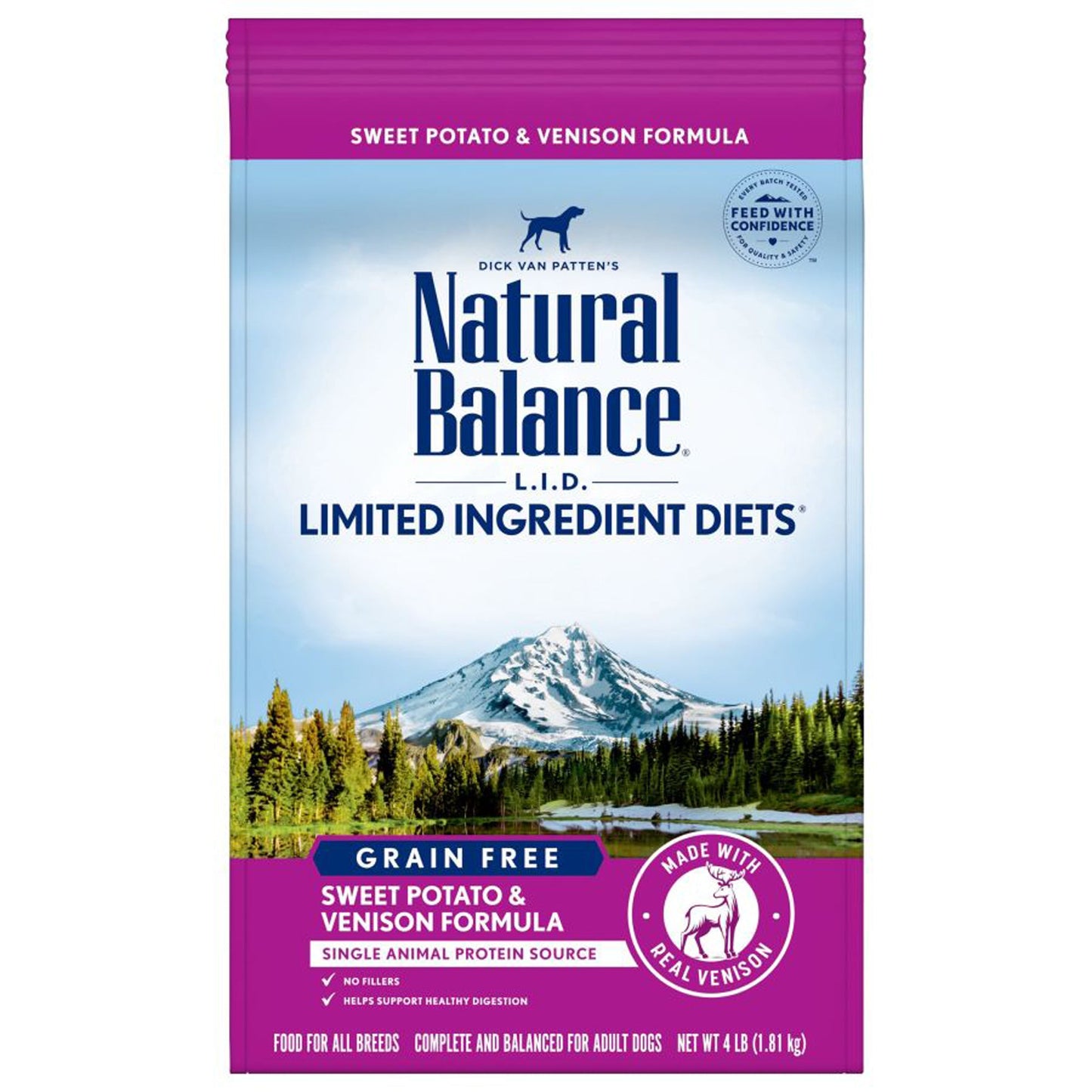 Natural Balance Pet Foods Limited Ingredient Reserve Grain Free Sweet Potato & Venison 4lb