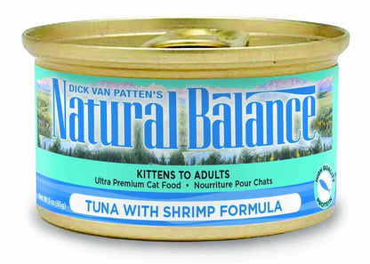 Natural Balance Pet Foods Original Ultra Canned Cat Food Tuna & Shrimp 5.5oz