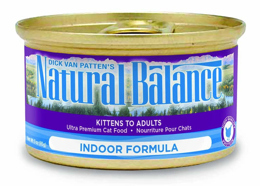 Natural Balance Pet Foods Original Ultra Indoor Canned Cat Food Chicken 5.5oz
