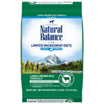 Natural Balance Pet Foods Limited Ingredient Puppy Dry Dog Food Lamb & Brown Rice 24lb